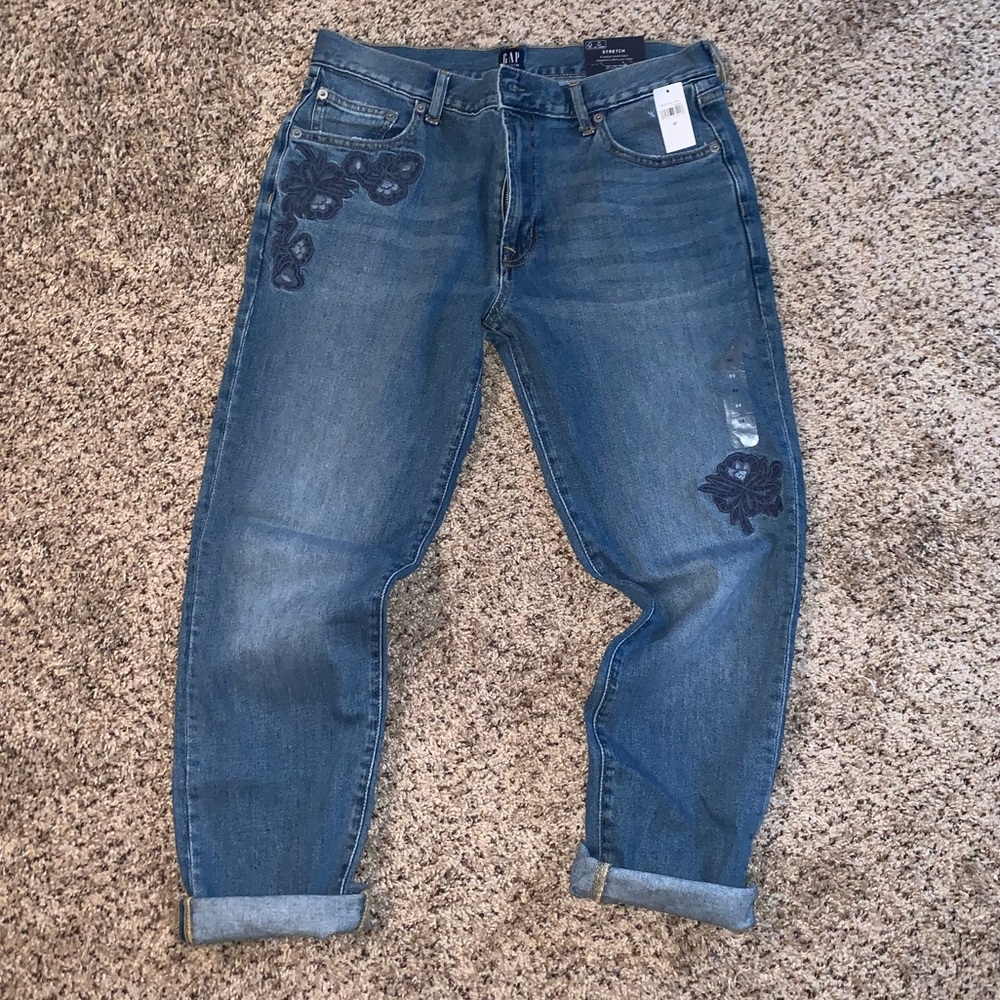 Women’s Gap Embroidered Girlfriend Jeans